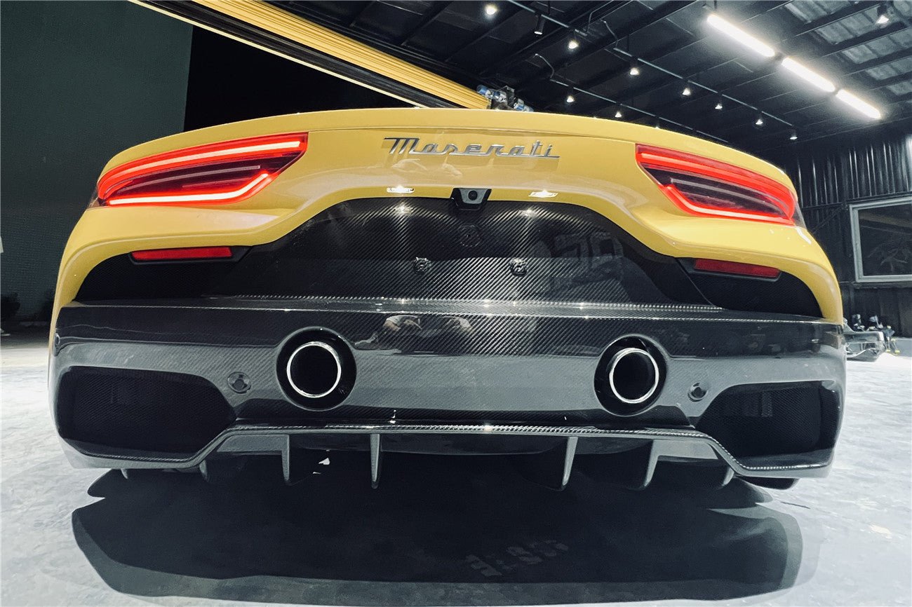 2020 - 2025 Maserati MC20 OE Dry Carbon Fiber Rear Lip Diffuser